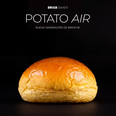 Pan brioche Potato AIR de Briox Baker, gama Potato con fécula de patata