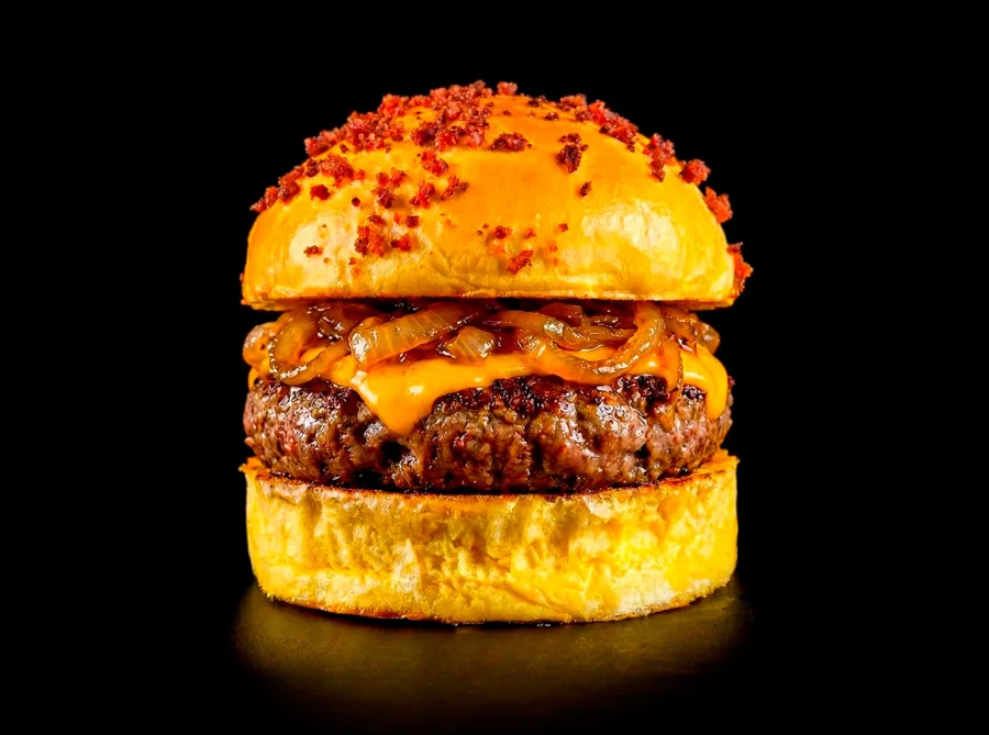 Hamburguesa de medallón con pan brioche High de Briox