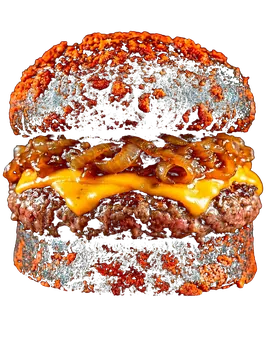 BLACK LOTUS montado en hamburguesa