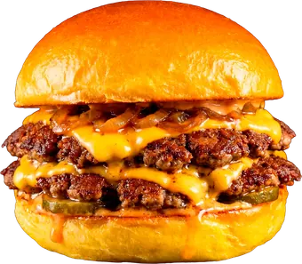 POTATO 100 montado en hamburguesa