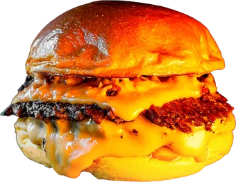 POTATO ROLL AIR montado en hamburguesa