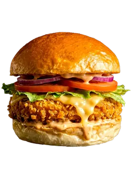 SUPREME VEGAN montado en hamburguesa