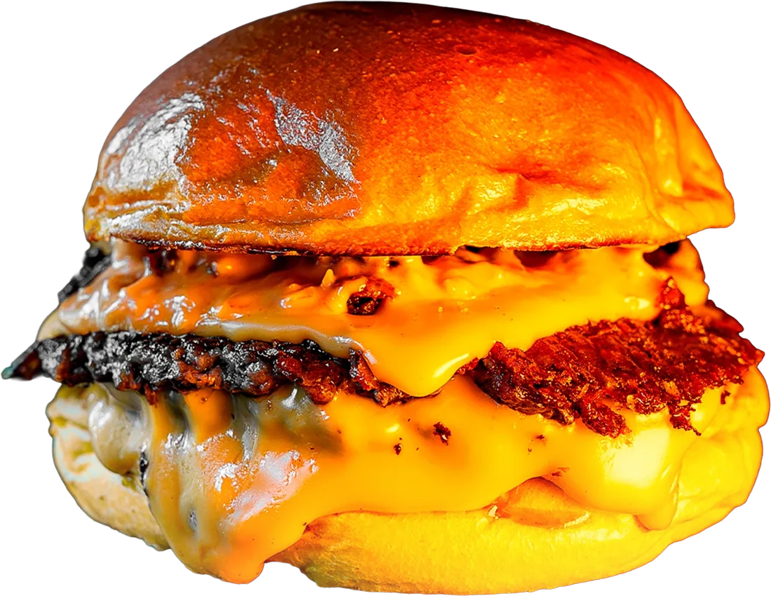 POTATO ROLL AIR montado en hamburguesa